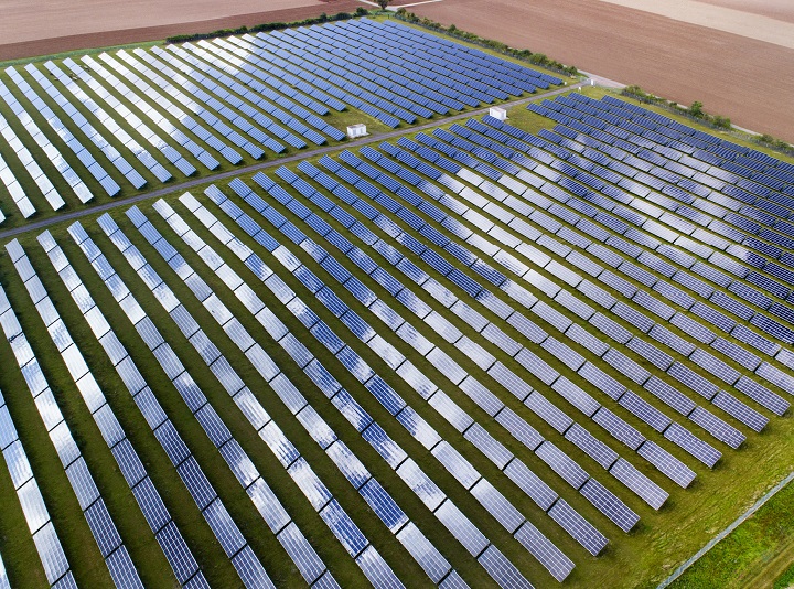 Solar panels and lead batteries provide renewable energy storage