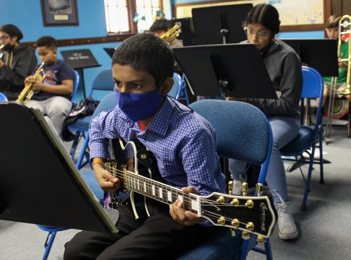 Giving back with youth music program